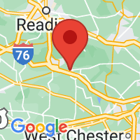 Map of Elverson PA US